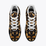 Air Cushion Sneakers Golden Butterflies