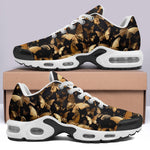 Air Cushion Sneakers Golden Butterflies