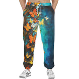 Men's Sweatpants Colorful Butterflies Art