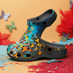 Classic Clogs Colorful Butterflies Art