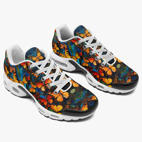 Air Cushion Sneakers Colorful Butterflies