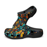 Classic Clogs Colorful Butterflies