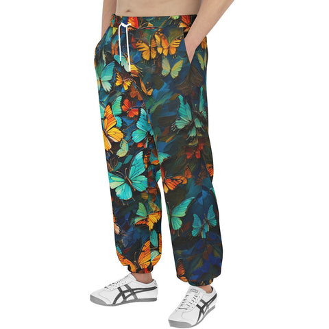 Men's Sweatpants Colorful Butterflies