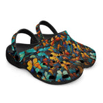 Classic Clogs Colorful Butterflies