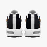 Air Cushion Sneakers Aztec Lion with Colorful Feathers