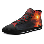 High-Top Canvas Shoes Fantasy Tropical Sunset