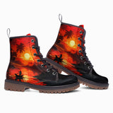 Leather Boots Fantasy Tropical Sunset