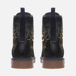 Leather Boots Dark Silver Sun Fantasy Art