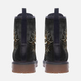 Leather Boots Dark Silver Sun Fantasy Art