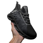 Sports Sneakers Black Angel Wings