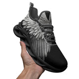 Sports Sneakers White Angel Wings