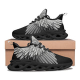Sports Sneakers White Angel Wings