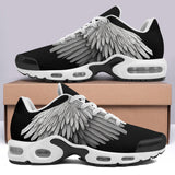 Air Cushion Sneakers White Angel Wings