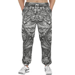 Men's Sweatpants Silver Metal Ornaments