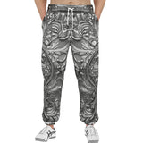 Men's Sweatpants Silver Metal Ornaments