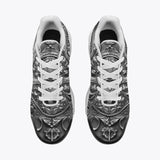 Air Cushion Sneakers Silver Metal Ornaments