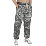 Men's Sweatpants Silver Metal Ornaments