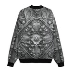 Bomber Jacket Silver Metal Ornaments