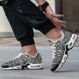Air Cushion Sneakers Silver Metal Ornaments