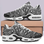 Air Cushion Sneakers Silver Metal Ornaments