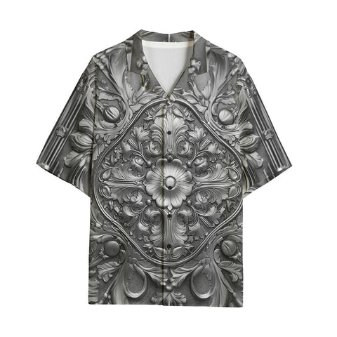 Hawaiian Shirt Silver Metal Ornaments
