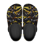 Classic Clogs Warning Police Tape