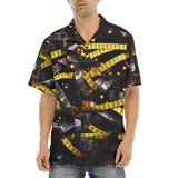 Hawaiian Shirt Warning Police Tape
