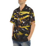 Hawaiian Shirt Warning Police Tape