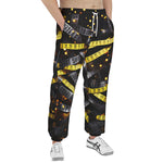Men's Sweatpants Warning Police Tape