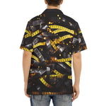 Hawaiian Shirt Warning Police Tape