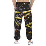 Men's Sweatpants Warning Police Tape