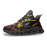 Sports Sneakers Caution Tapes Abstraction