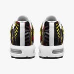 Air Cushion Sneakers Caution Tapes Abstraction