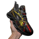 Sports Sneakers Caution Tapes Abstraction