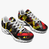 Air Cushion Sneakers Caution Tapes Abstraction