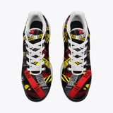 Air Cushion Sneakers Caution Tapes Abstraction