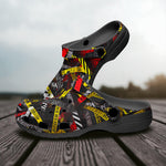 Classic Clogs Caution Tapes Abstraction
