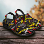 Classic Clogs Caution Tapes Abstraction