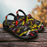 Classic Clogs Caution Tapes Abstraction