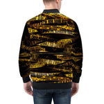 Bomber Jacket Yellow Caution Police Tape