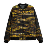 Bomber Jacket Yellow Caution Police Tape