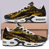 Air Cushion Sneakers Yellow Caution Police Tape