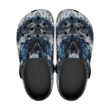 Classic Clogs Blue Python Snake Scale