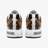 Air Cushion Sneakers Brown Python Snake Scale