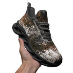 Sports Sneakers Brown Python Snake Scale