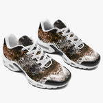 Air Cushion Sneakers Brown Python Snake Scale
