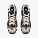 Air Cushion Sneakers Brown Python Snake Scale