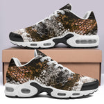 Air Cushion Sneakers Brown Python Snake Scale