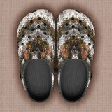 Classic Clogs Brown Python Snake Scale