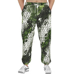 Men's Sweatpants Green Python Snake Scale
